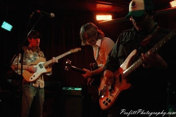 Spook the Horse band members performing live