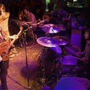 Spook the Horse band members performing live