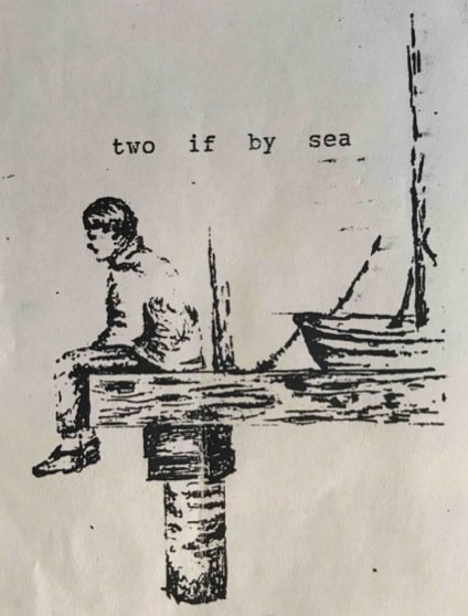 Two If By Sea poster of boy sitting on a dock