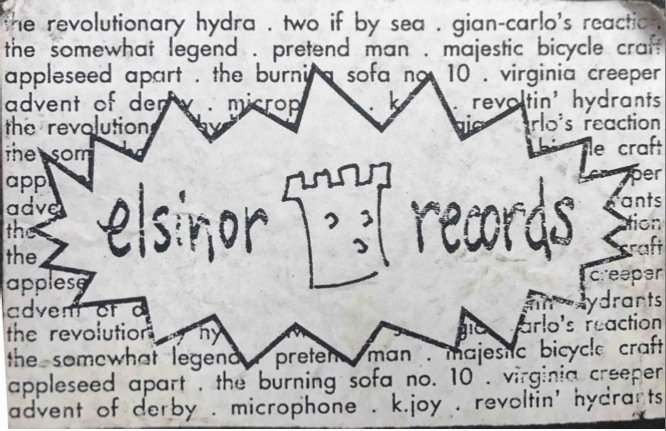 Back of Two If By Sea Cassette, Elsinor Records